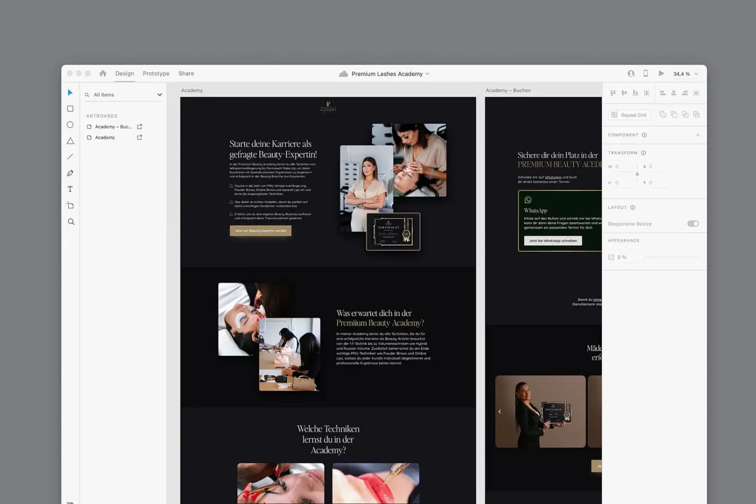 Webseiten Designer - Webseiten design - Kunden Webseite Entwurf